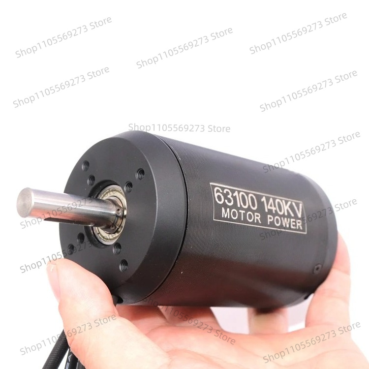 63100 Brushless Motor 140Kv - มอเตอร์แบบไร้แปรงถ่าน DC ขับเคลื่อนโดยตรงแบบดูอัลฮับเบลท์ 63100 140kv 190kv