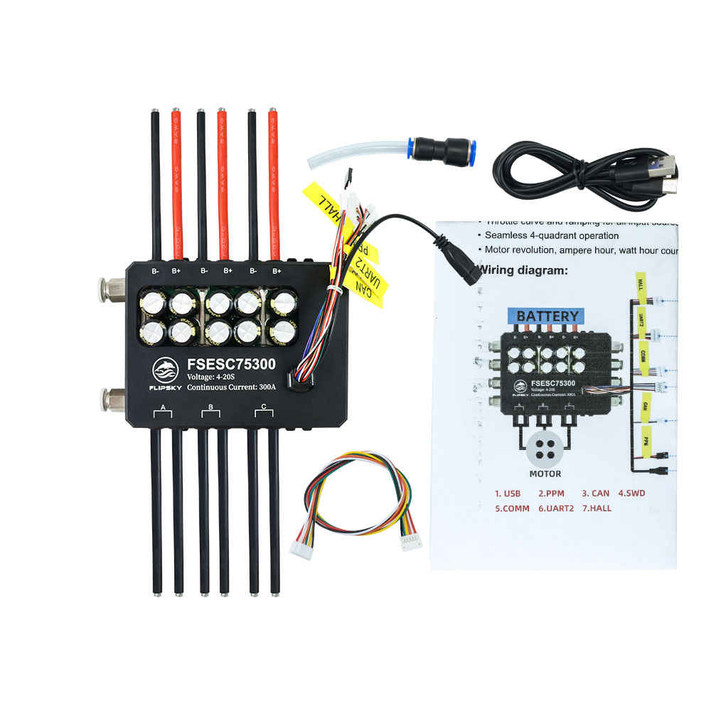 Flipsky FSESC 75300 84V Curren - Vesc 75300 High Current Esc บทวิจารณ์และราคา